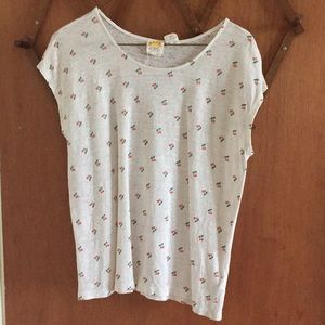 Cherry print t shirt